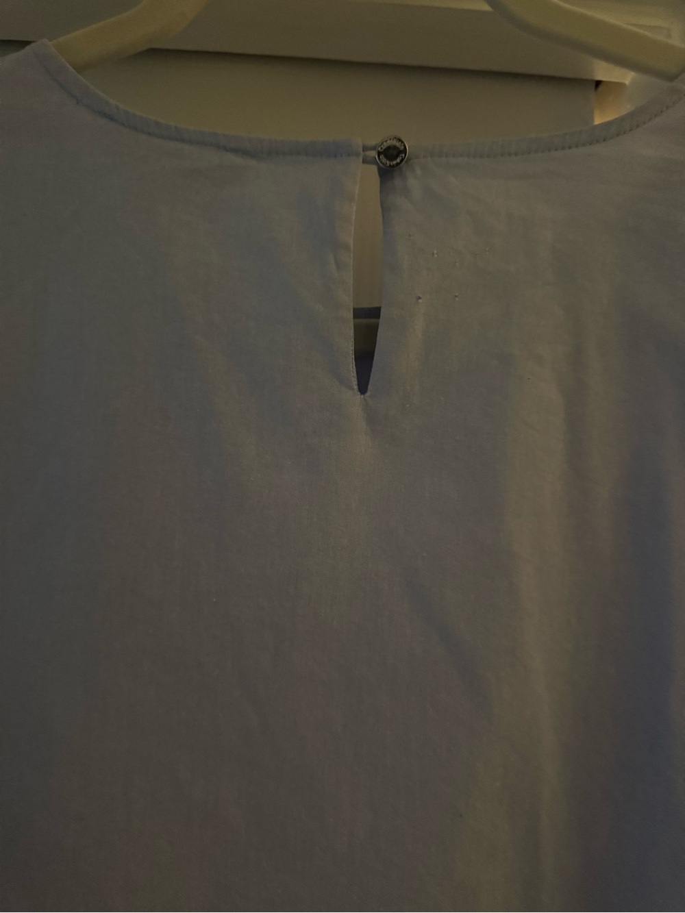 NEW Calvin Klein Light Blue Ruffle Sleeve Women's Blouse-Size Small - Picture 7 of 8